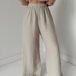 Taş Organik Müslin Palazzo