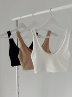 Siyah Sandy Askılı Crop Top - Görsel 2