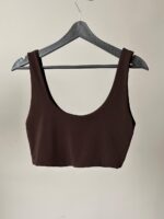Kahve Sandy Askılı Crop Top - Görsel 2