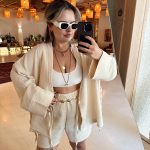 Cream Ekstra Soft Müslin Kimono Ceket