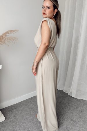 Taş Keten Maxi Tulum - Görsel 5