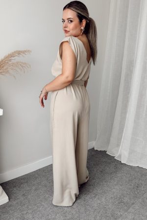 Taş Keten Maxi Tulum - Görsel 4