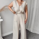 Taş Keten Maxi Tulum