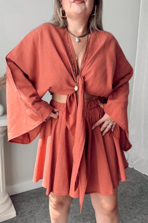 Gül Kurusu Bağlamalı Büstiyer - Görsel 3