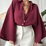 Mürdüm Premium Tencel Gömlek