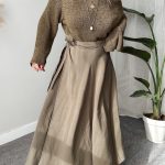 Haki Modal Kruvaze A Form Etek