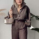 Boz Kahve Modal Gömlek