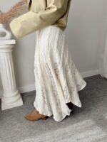 Ekru Dantel Asimetrik | Exclusive Collection - Görsel 5