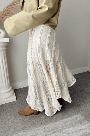 Krem Dantel Asimetrik | Exclusive Collection - Görsel 5