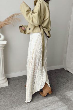 Krem Dantel Asimetrik | Exclusive Collection - Görsel 3