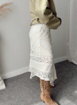 Ekru Dantel Asimetrik | Exclusive Collection - Görsel 4
