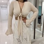 Nude Sandy Bağlamalı Büstiyer