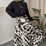 Batik Kruvaze A Form Asimetrik Etek | LIMITED