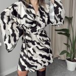 Batik Kruvaze Mini Elbise | LIMITED