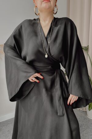 Siyah Tensel Bağlamalı Büstiyer - Görsel 2