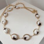 Beyaz Gold Zincir Kemer