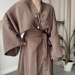 Kahve Modal Bağlamalı Büstiyer