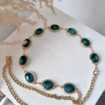 Yeşil Gold Zincir Kemer