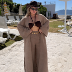 Vizon Organik Pamuk Müslin Kimono