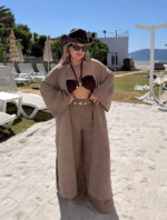 Vizon Organik Pamuk Müslin Kimono
