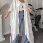 %100 Premium İpek Organze Kimono Pareo
