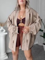 Premium Boncuk İşlemeli Kimono Ceket - Görsel 3