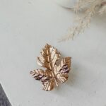 Gold Yaprak Küçük Broş