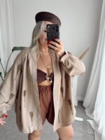 Premium Boncuk İşlemeli Kimono Ceket - Görsel 6