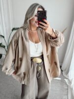 Premium Boncuk İşlemeli Kimono Ceket - Görsel 2