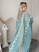Premium Şifon Nakışlı Kimono Pareo - Görsel 6